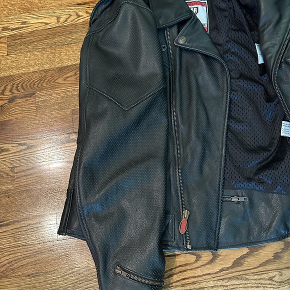 Leather Motorcycle Jacket - Picture 5 of 6